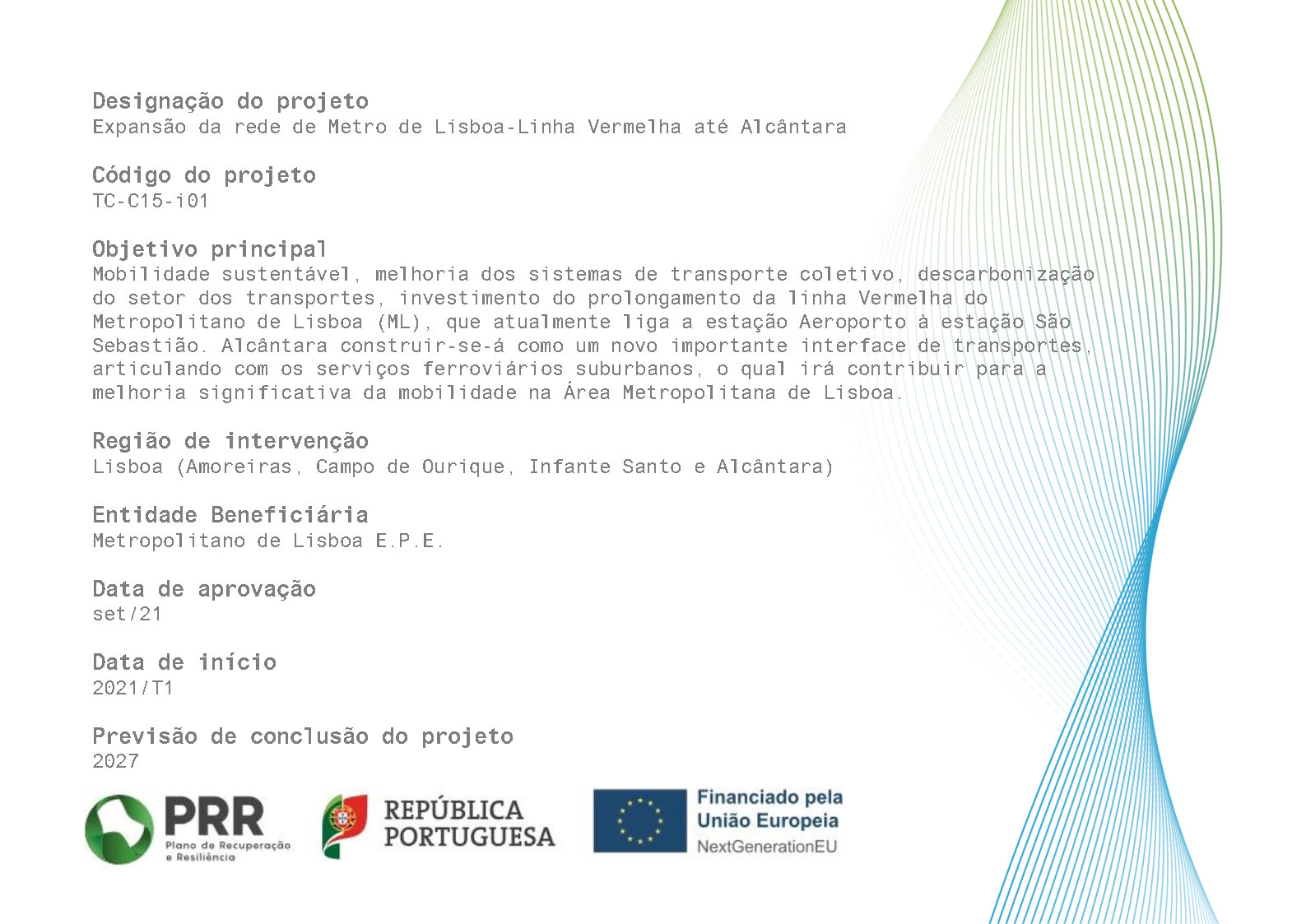 Ficha do projeto