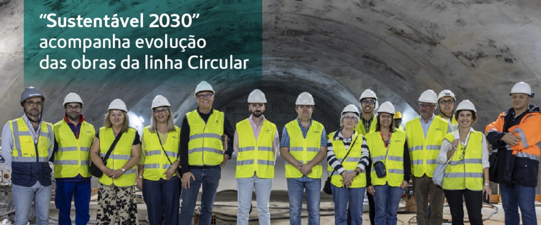 "Sustentável 2030" acompanha evolução das obras da linha circular