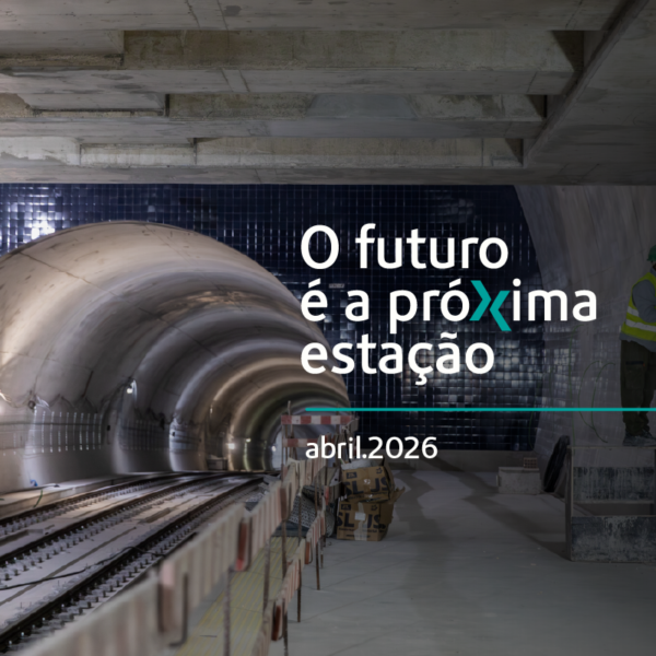 O futuro é a próxima estação. Abril 2026.
